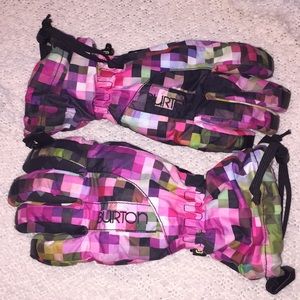 Burton fleece-lined ski gloves